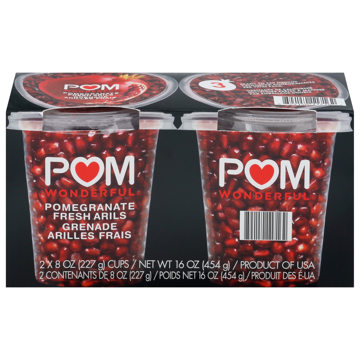 slide 9 of 11, POM POMS Ready-to-Eat Pomegranate Arils, 8 Ounce (Pack of 2), 8 oz