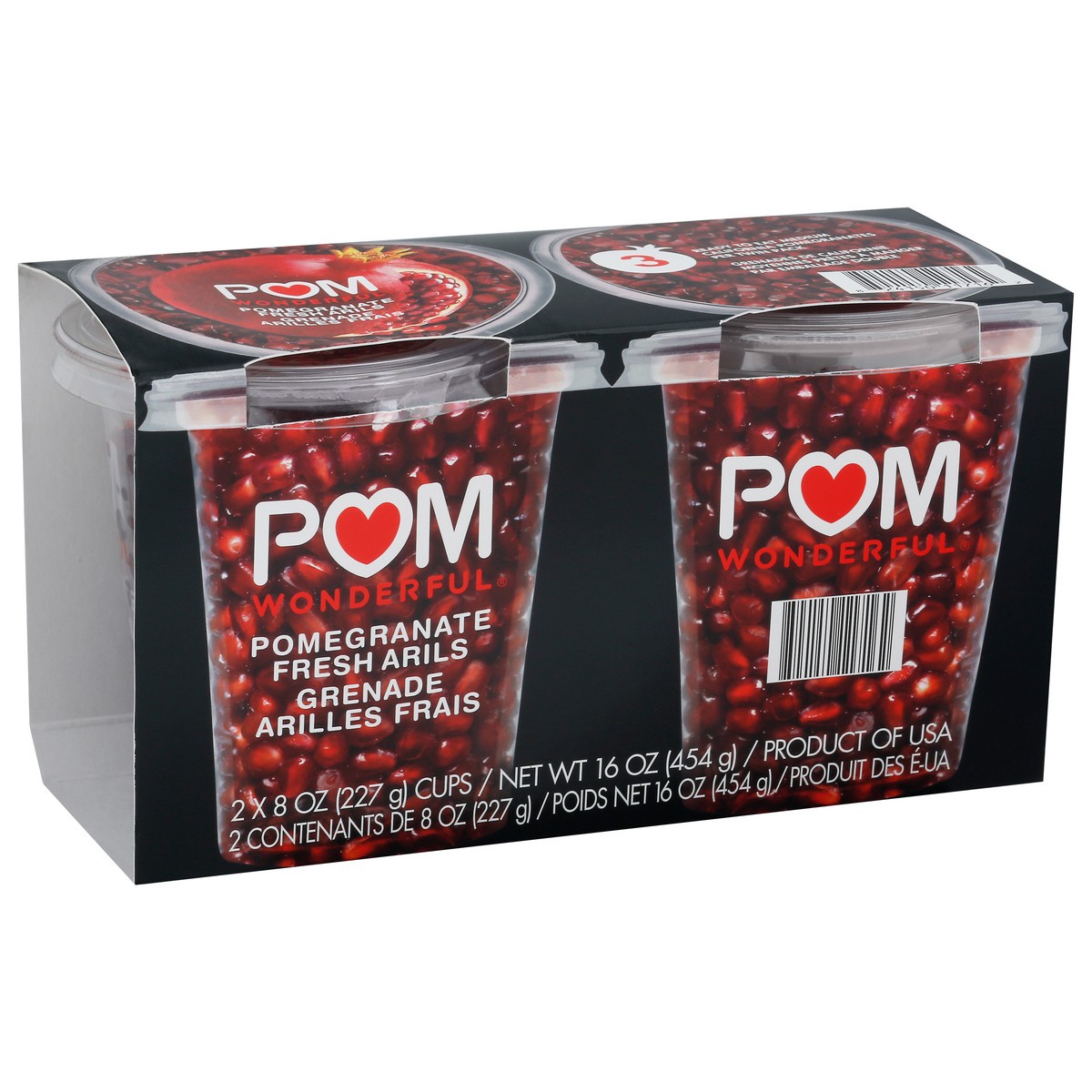 slide 10 of 11, POM POMS Ready-to-Eat Pomegranate Arils, 8 Ounce (Pack of 2), 8 oz