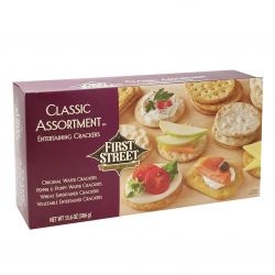 slide 1 of 1, First Street Entertaining Crackers Classic Asst, 13.6 oz