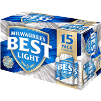 slide 3 of 13, Milwaukee's Best American Lager, 4.1% ABV, 15-pack, 12-oz. beer cans, 15 ct; 12 fl oz