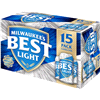slide 8 of 13, Milwaukee's Best American Lager, 4.1% ABV, 15-pack, 12-oz. beer cans, 15 ct; 12 fl oz
