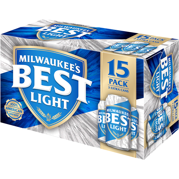 slide 4 of 13, Milwaukee's Best American Lager, 4.1% ABV, 15-pack, 12-oz. beer cans, 15 ct; 12 fl oz