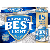 slide 12 of 13, Milwaukee's Best American Lager, 4.1% ABV, 15-pack, 12-oz. beer cans, 15 ct; 12 fl oz