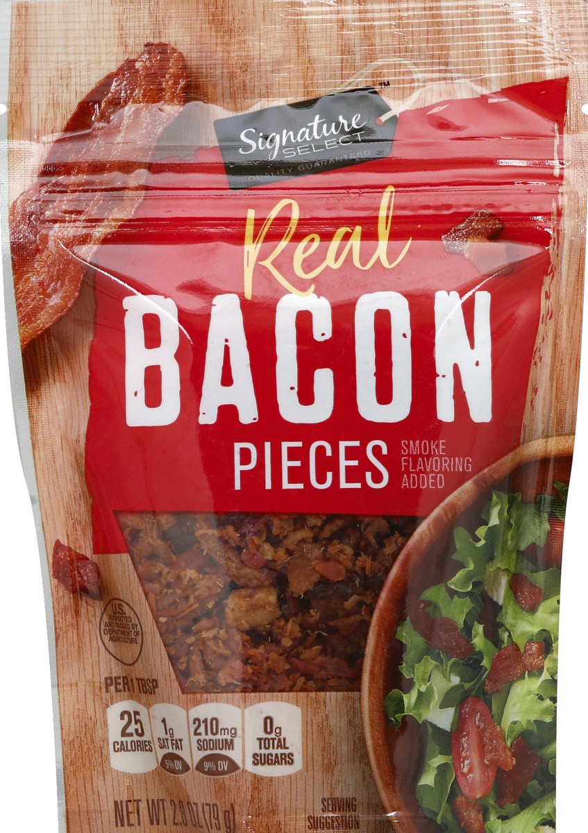 slide 2 of 2, Signature Kitchens Bacon Pieces, 2.8 oz