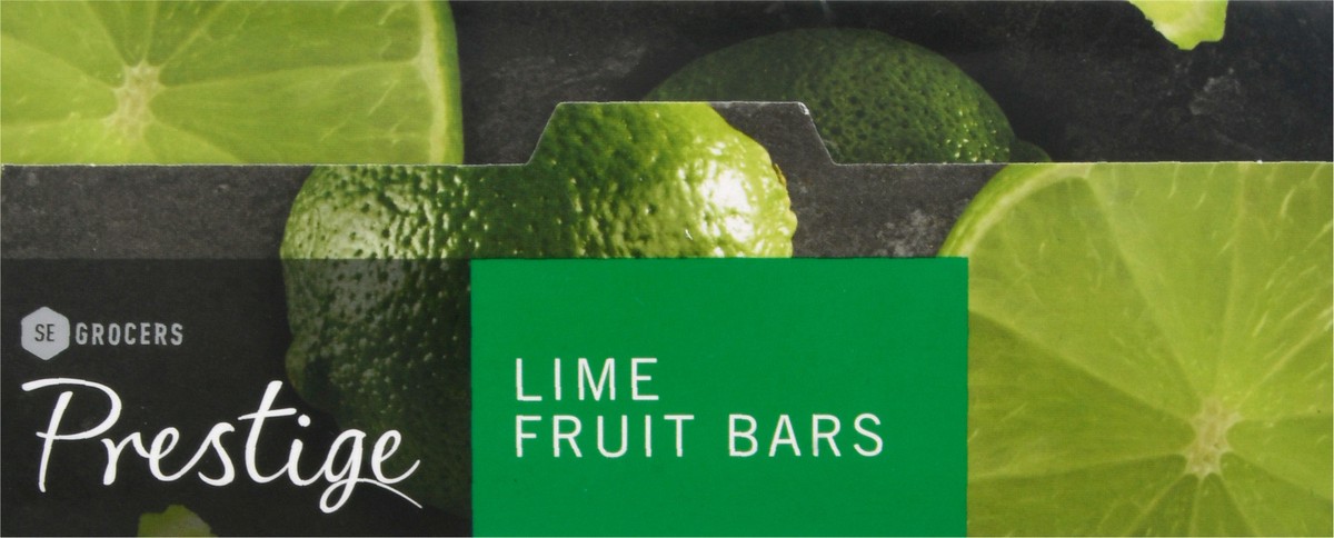 slide 14 of 14, Se Grocers Prestige 6 Real Fruit Bars Lime 6 Count, 6 ct