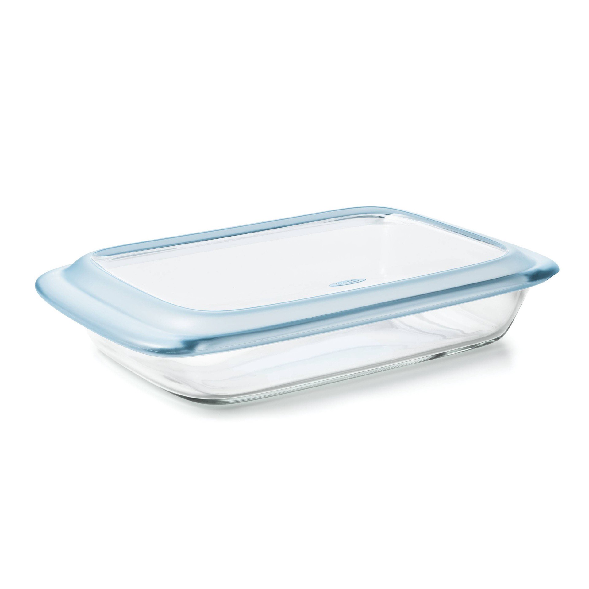 slide 1 of 5, OXO 3qt Glass Baking Dish with Lid, 3 qt