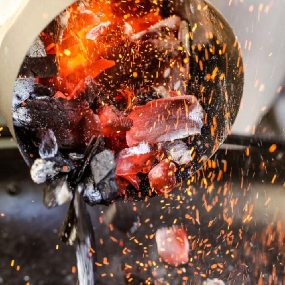 slide 2 of 5, Frontier Lump Charcoal, 17.6 lb