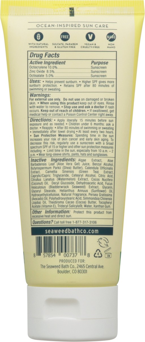 slide 3 of 9, The Seaweed Bath Co. The Seaweed Bath Company Active Defense Spf 50 Sport Cream, 1 ct