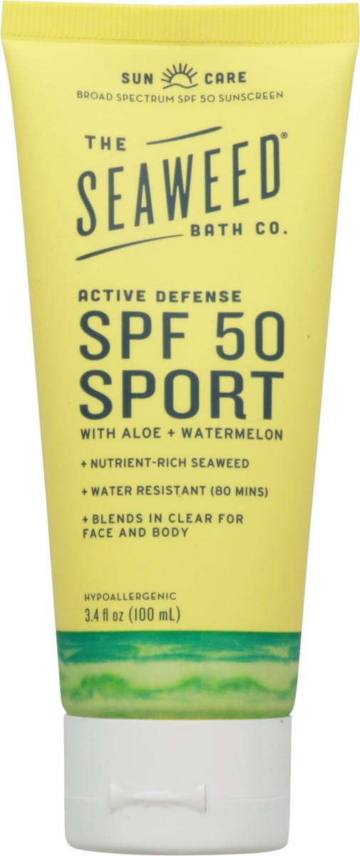 slide 7 of 9, The Seaweed Bath Co. The Seaweed Bath Company Active Defense Spf 50 Sport Cream, 1 ct