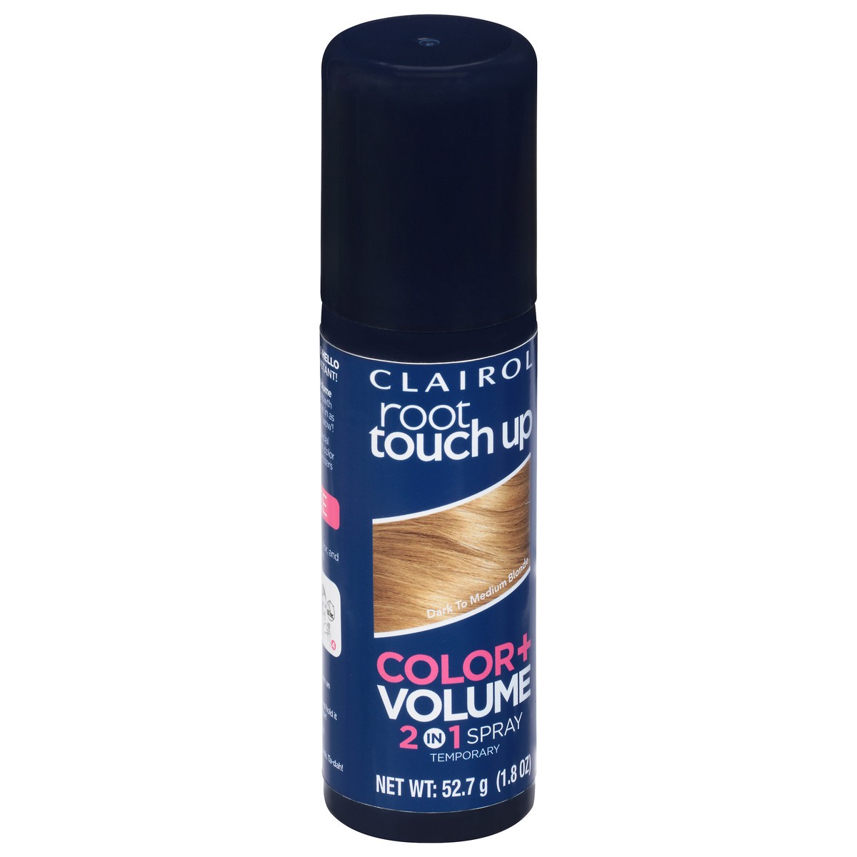 slide 6 of 10, Root Touch-Up Dark to Medium Blonde Temporary 2 in 1 Color + Volume Spray 1.8 oz, 1.8 oz