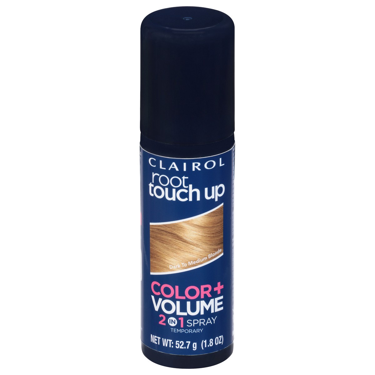 slide 4 of 10, Root Touch-Up Dark to Medium Blonde Temporary 2 in 1 Color + Volume Spray 1.8 oz, 1.8 oz