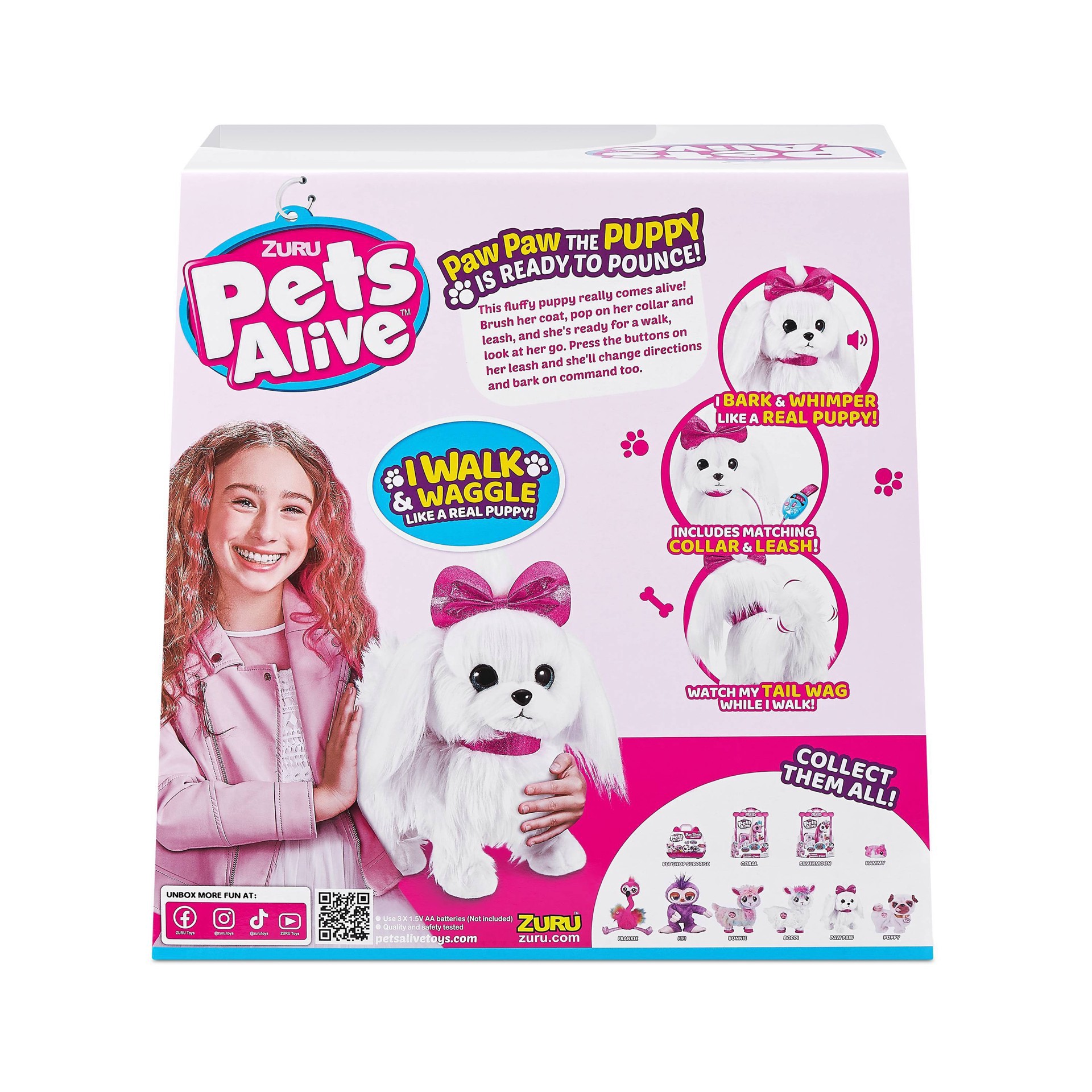 slide 6 of 6, Pets Alive Zuru Pets-Alive Walking Puppy Toy, 1 ct