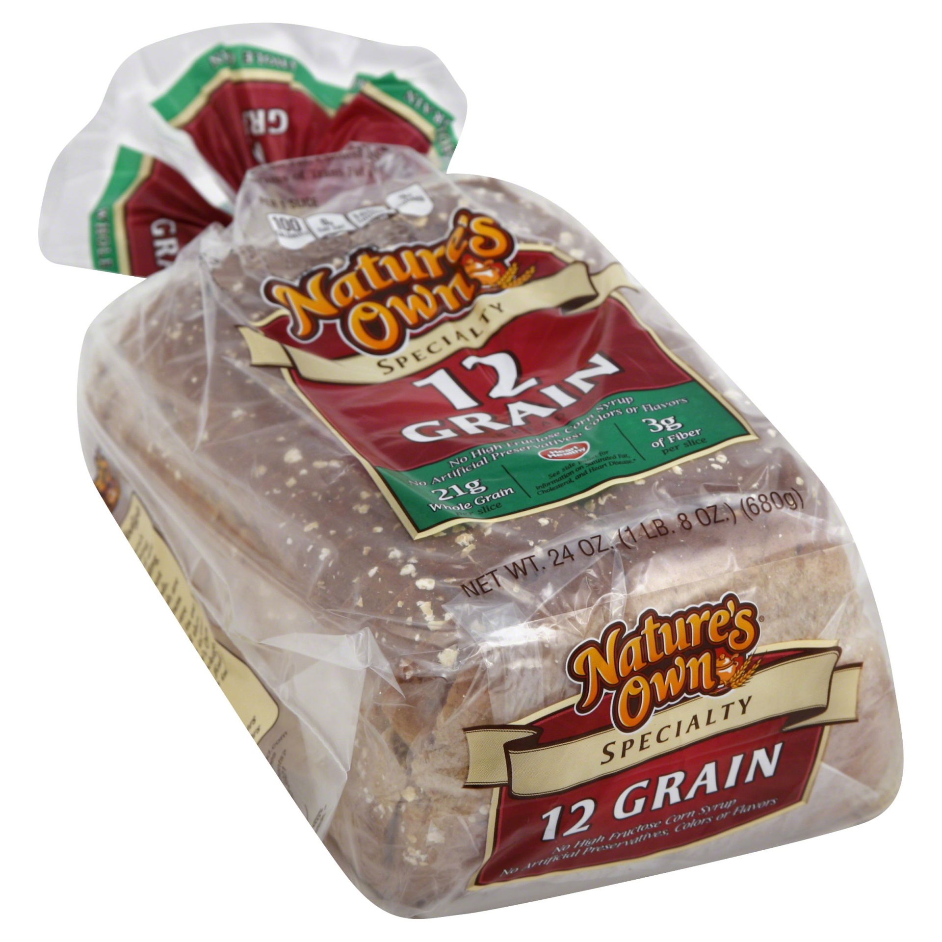 slide 1 of 5, Nature's Own Bread 24 oz, 24 oz