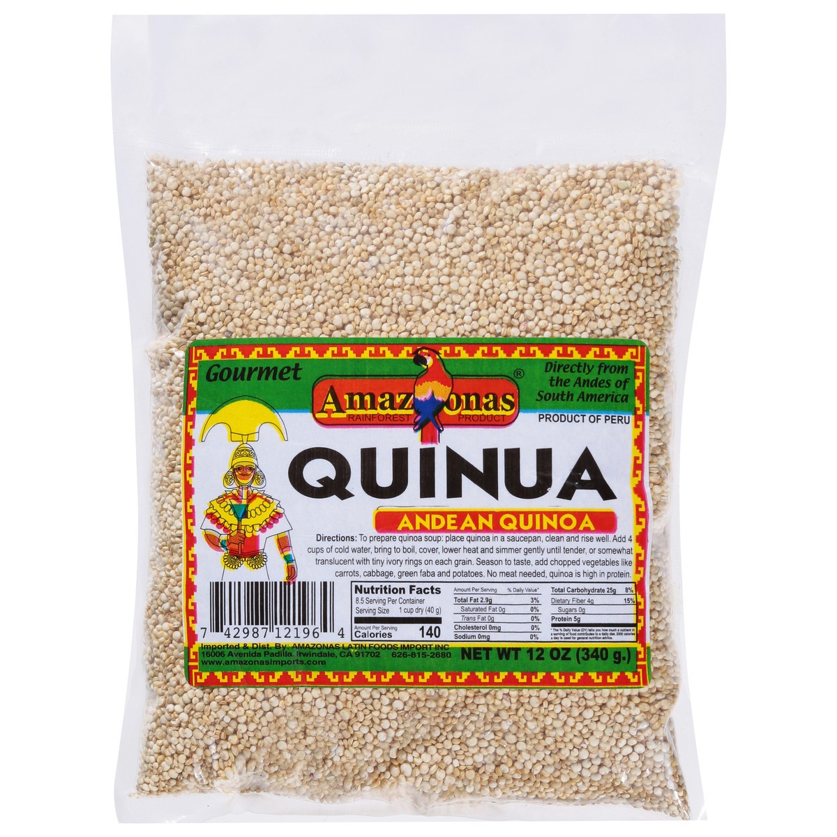slide 3 of 14, Amazonas Andean Quinoa 12 oz, 12 oz