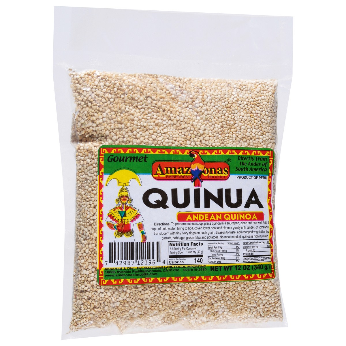 slide 8 of 14, Amazonas Andean Quinoa 12 oz, 12 oz