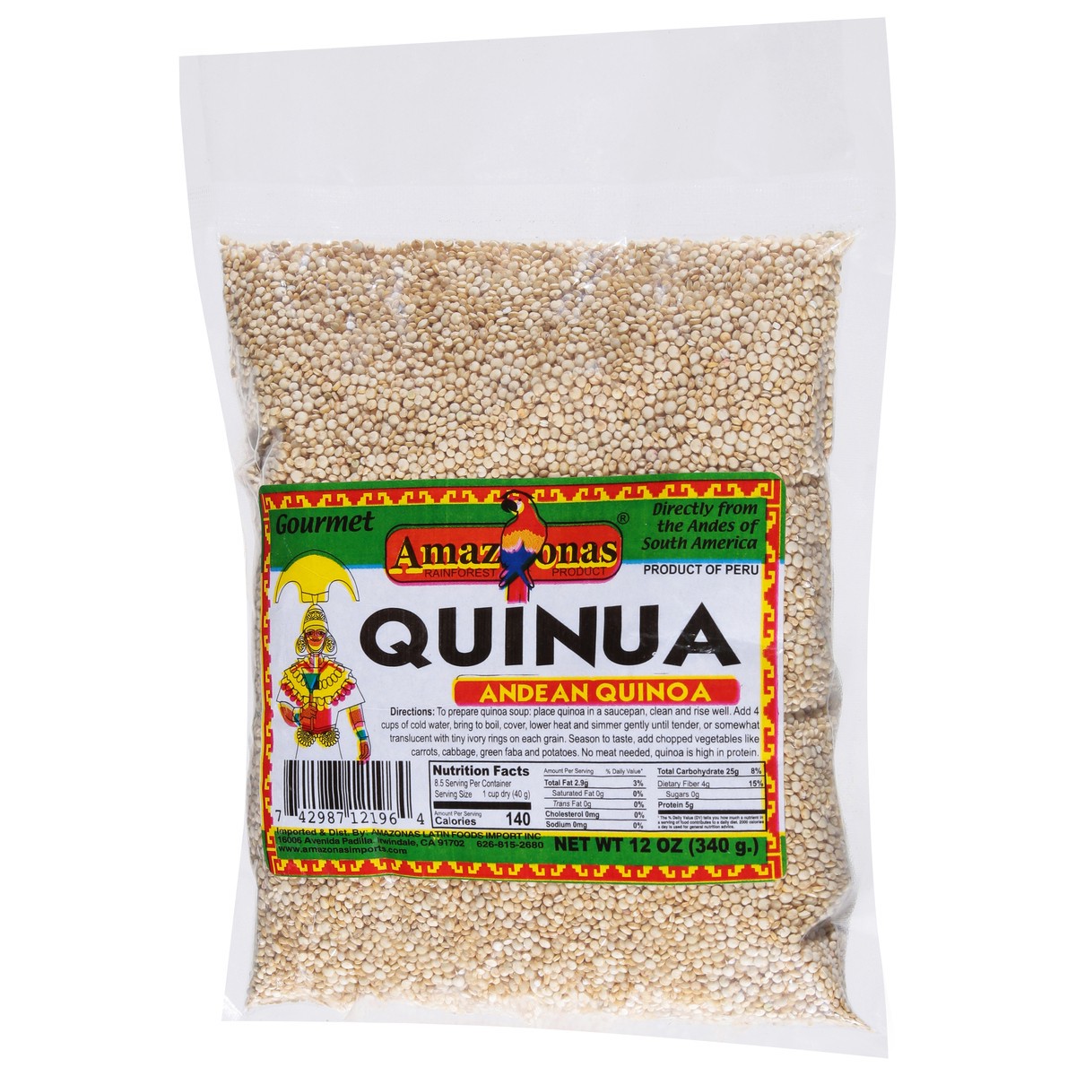 slide 9 of 14, Amazonas Andean Quinoa 12 oz, 12 oz