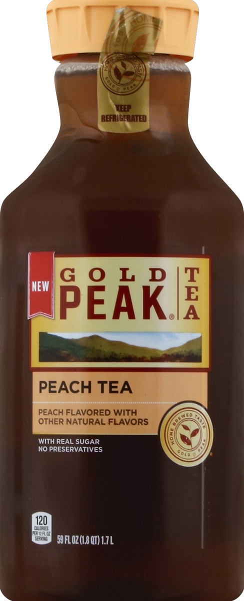 slide 4 of 4, Gold Peak Peach Tea - 59 fl oz, 59 fl oz