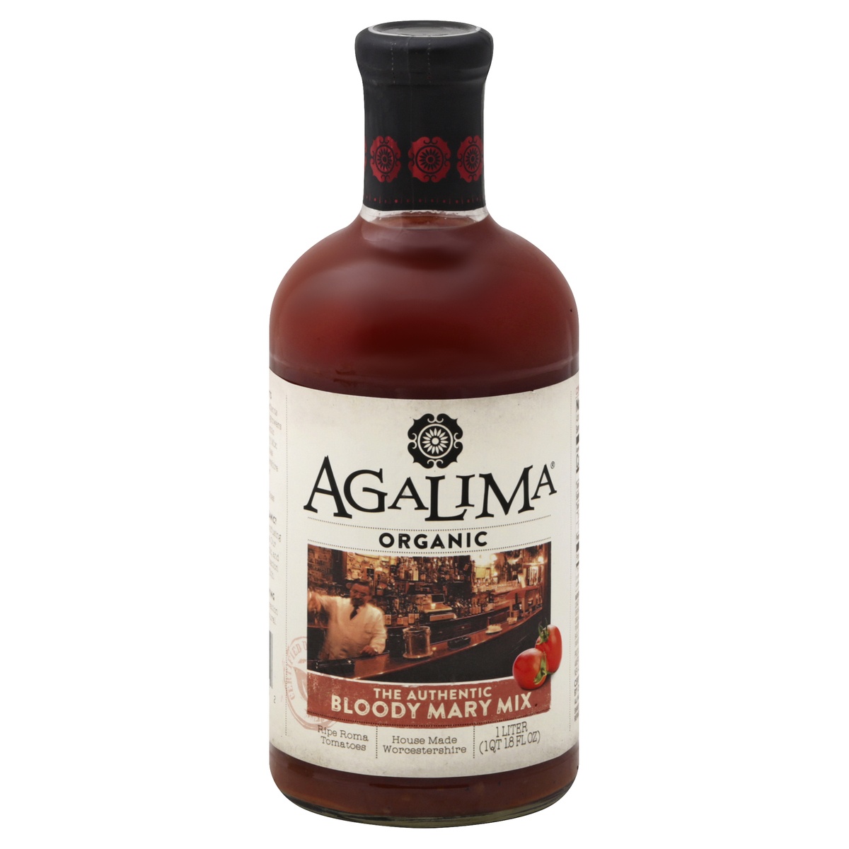 slide 1 of 9, Agalima Organic The Authentic Bloody Mary Mix, 1 liter