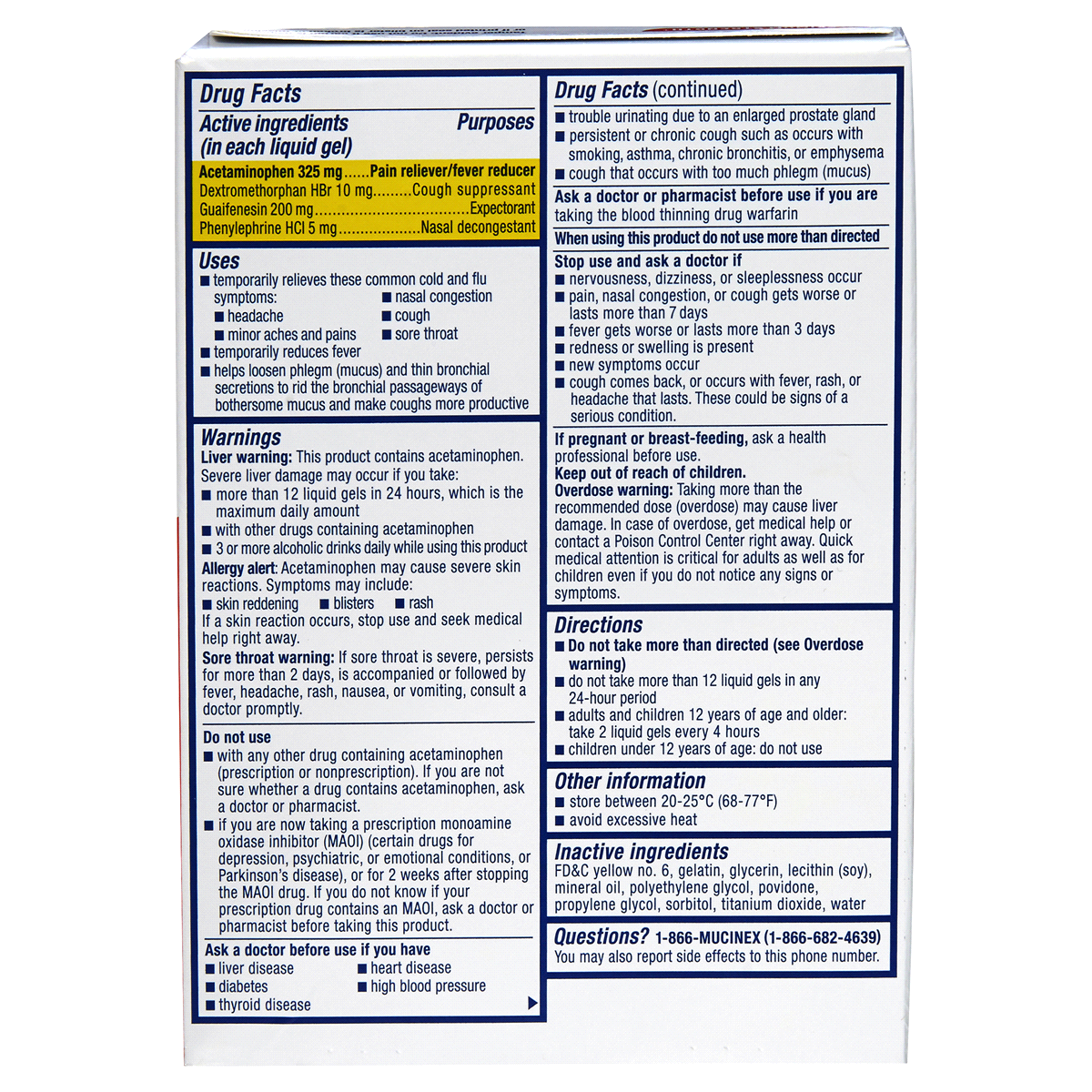 slide 2 of 2, Mucinex Maximum Strength Mucinex Fast-Max Cold & Flu All-In-One Liquid Gels, 16ct (Packaging May Vary), 16 ct