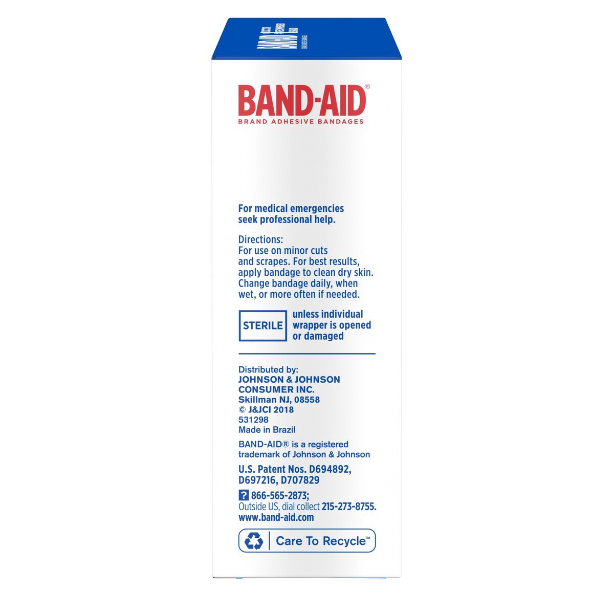 slide 6 of 6, BAND-AID Tru-Stay Plastic Strips Adhesive Bandages for Wound Care and First Aid, All One Size, 60 ct