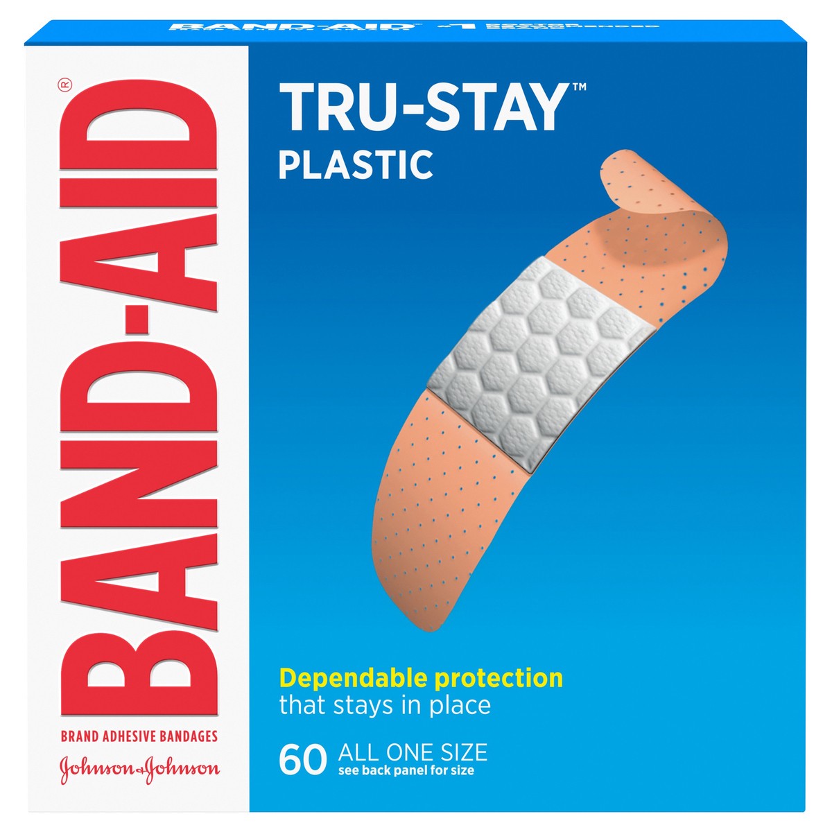 slide 1 of 6, BAND-AID Adhesive Bandages, 60 ct