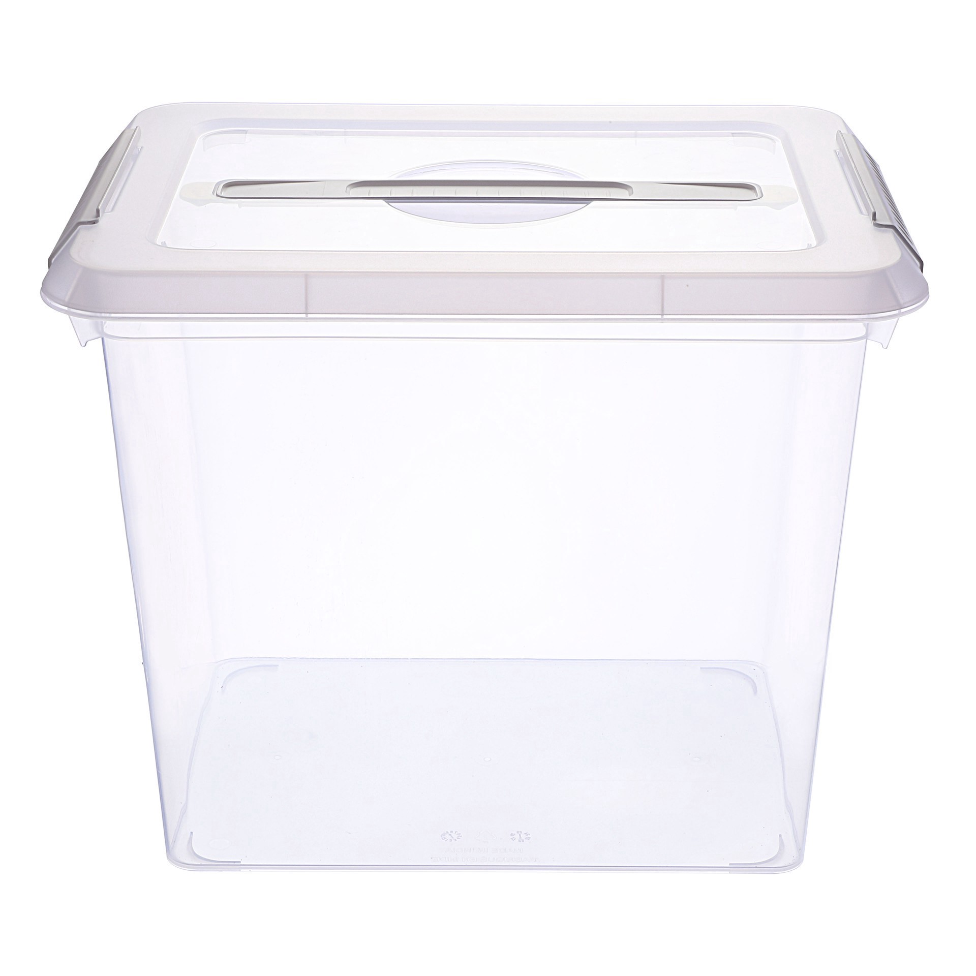slide 4 of 6, 26qt. Storage Bin With Lid By Simply Tidy, 26 qt