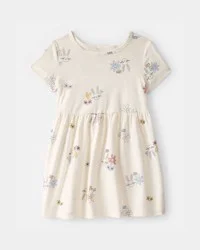 Carters Toddler Girl Easter Bunny Short-Sleeve Dress - Cream Cream 2T