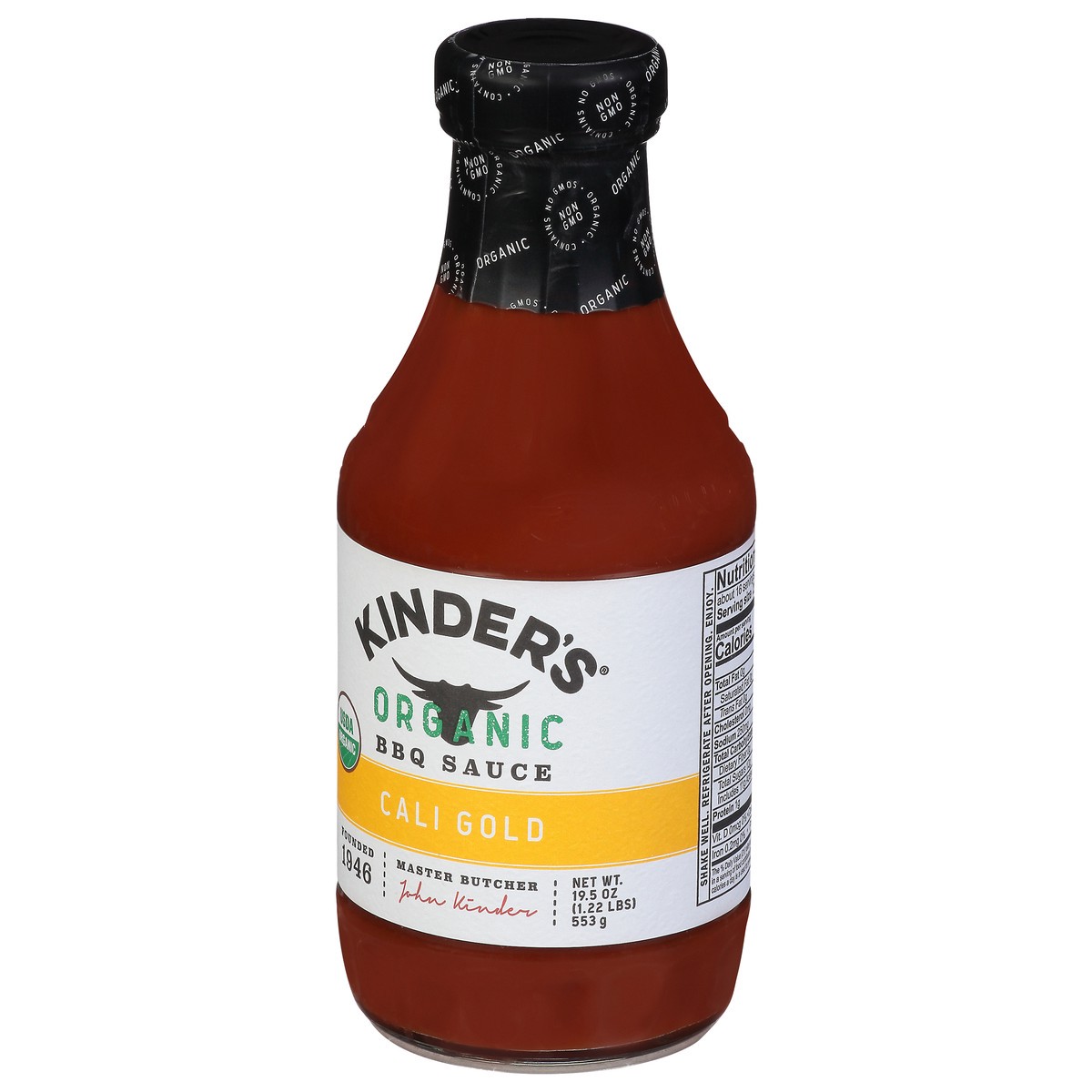 slide 8 of 14, Kinder's Organic Cali Gold BBQ Sauce 19.5 oz, 19.5 oz