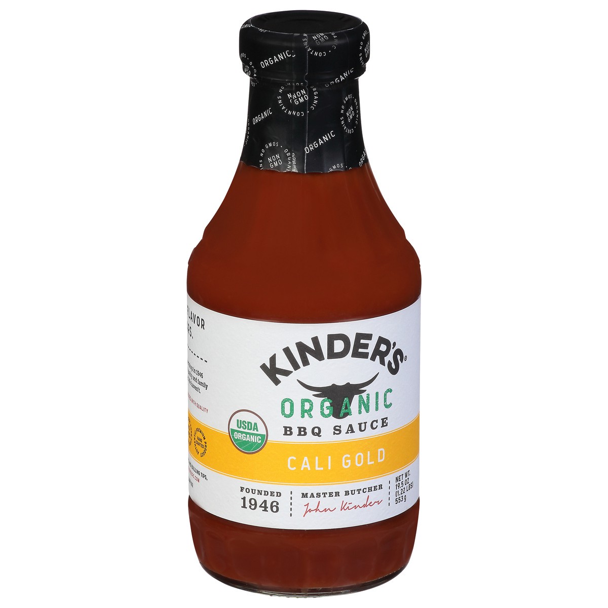 slide 11 of 14, Kinder's Organic Cali Gold BBQ Sauce 19.5 oz, 19.5 oz