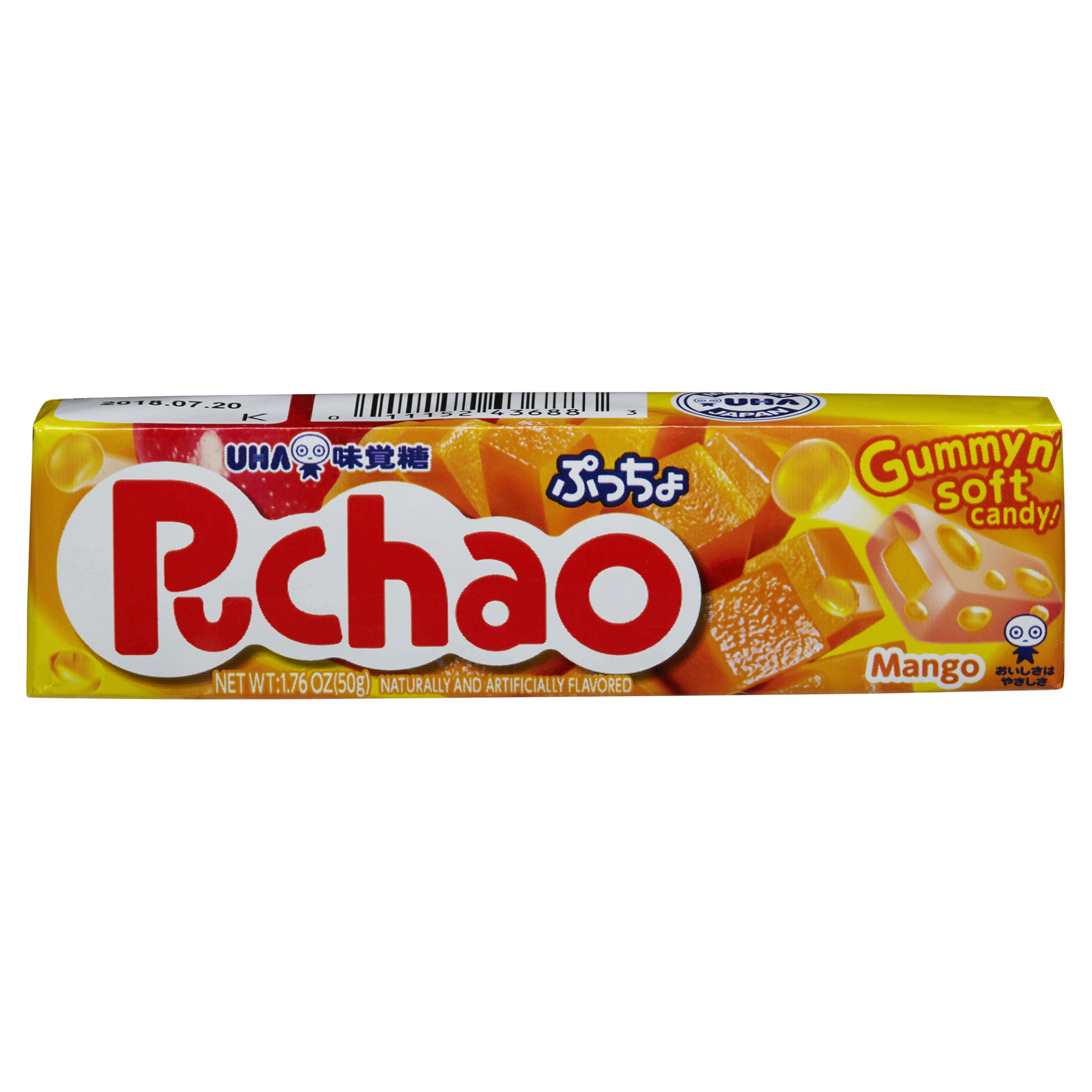 slide 1 of 2, Puchao Mango Flavored Gummy Soft Candy, 1.76 oz