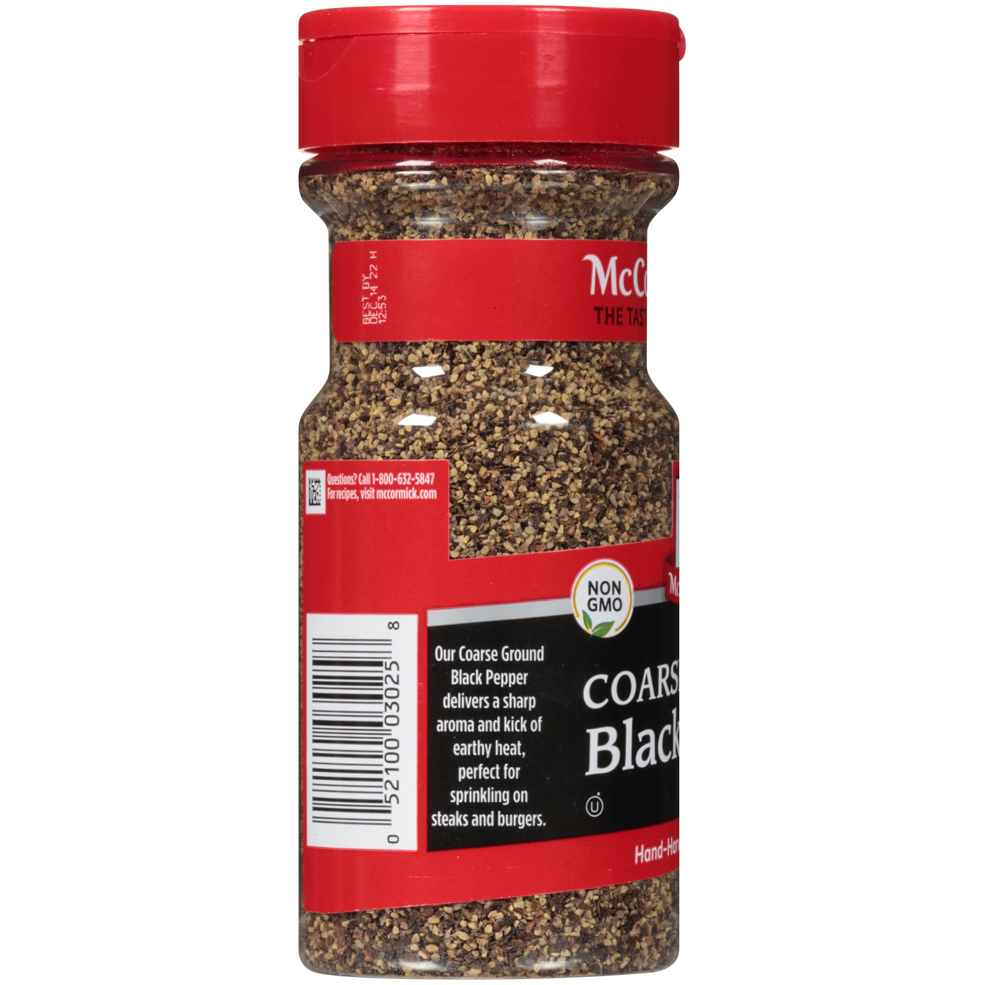 slide 4 of 5, McCormick Coarse Ground Black Pepper, 3.12 oz