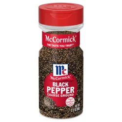 McCormick Coarse Ground Black Pepper, 3.12 oz