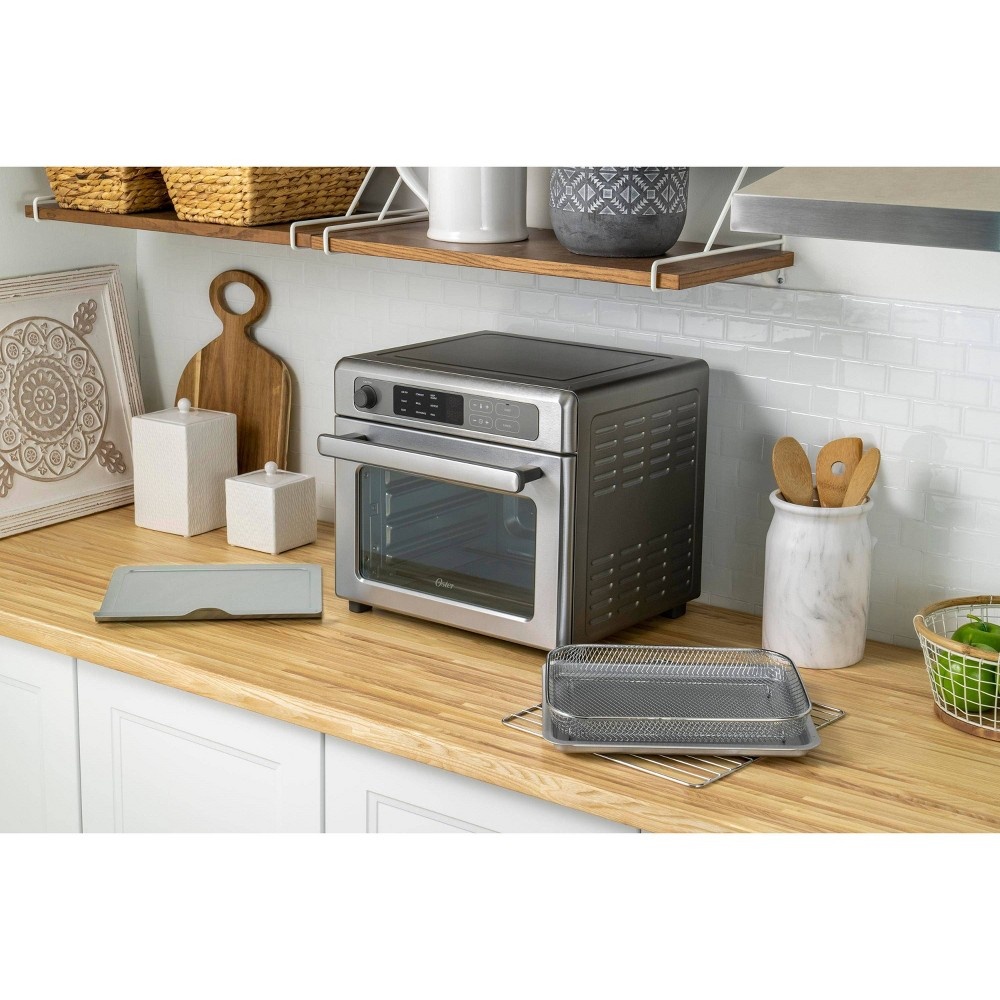 Oster Digital 12Function Countertop Air Fryer Oven with RapidCrisp Stainless Steel 1 ct Shipt