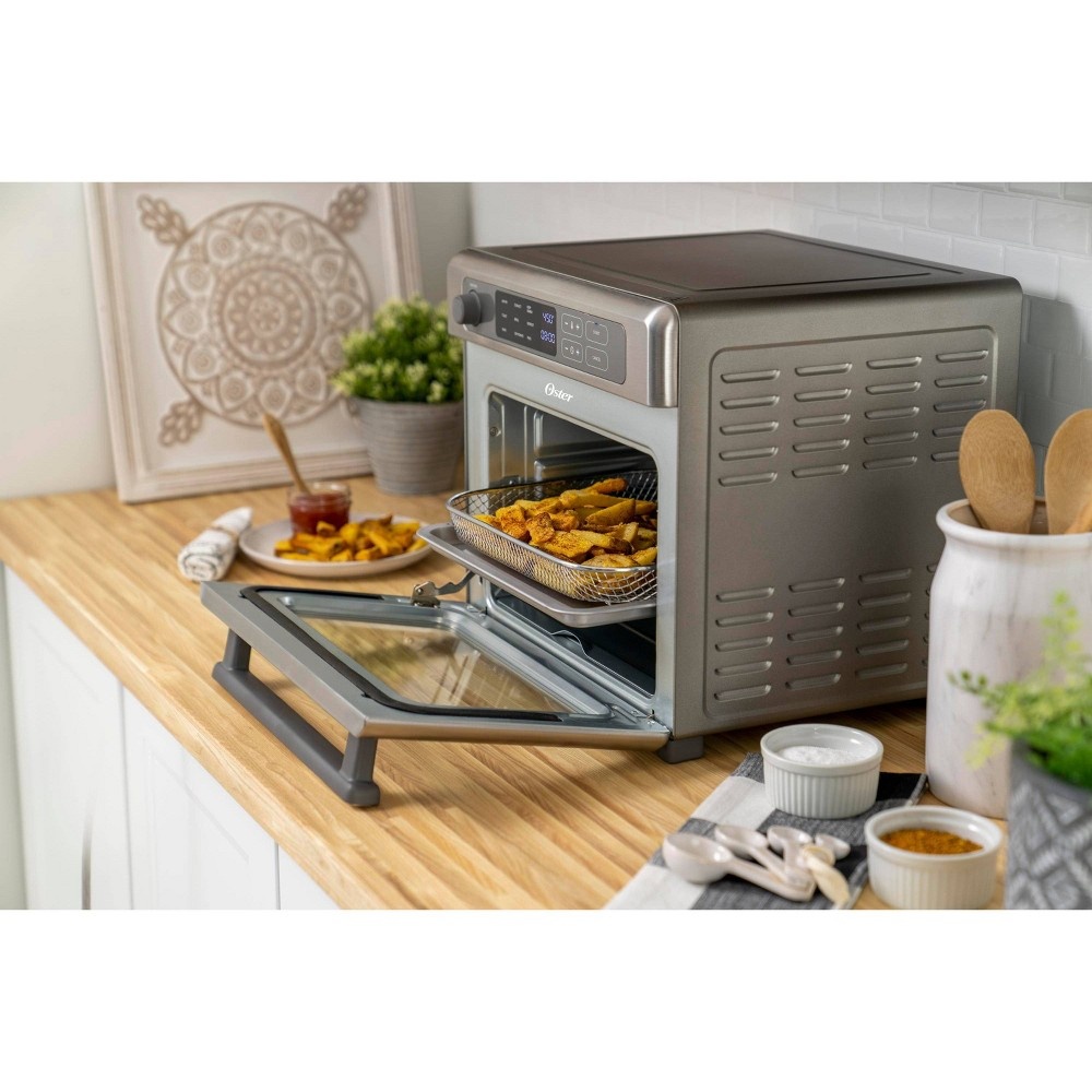 Oster Digital 12Function Countertop Air Fryer Oven with RapidCrisp Stainless Steel 1 ct Shipt