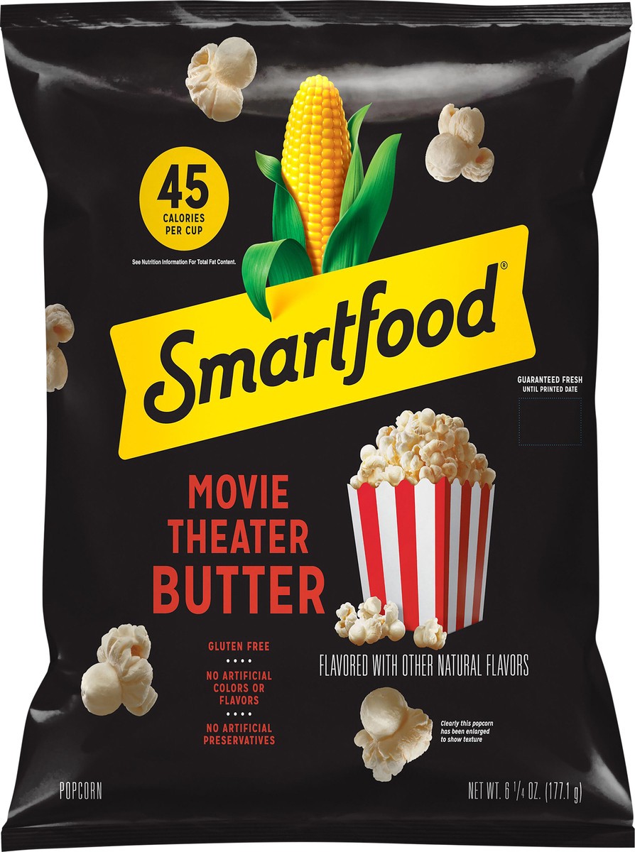 slide 3 of 3, Smartfood Popcorn Movie Theater Butter 6 1/4 Oz, 6.25 oz