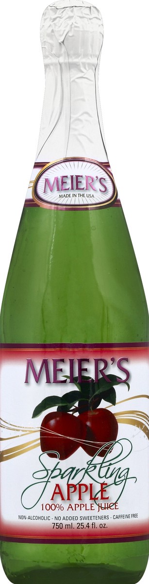 slide 2 of 4, Distributed Consumables 25.4oz. Meier's Sparkling Apple, 1 ct