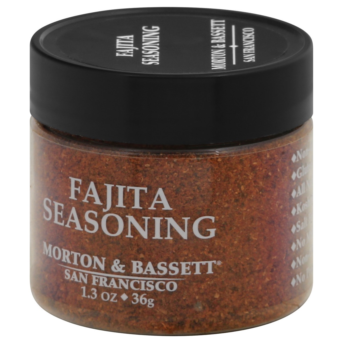 slide 6 of 12, Morton & Bassett Fajita Seasoning 1.3 oz, 1.3 oz