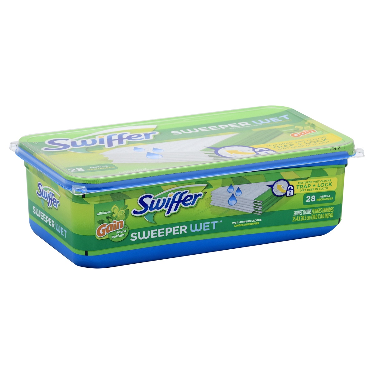 slide 1 of 1, Swiffer Wet Mopping Cloths 28 ea, 28 ct