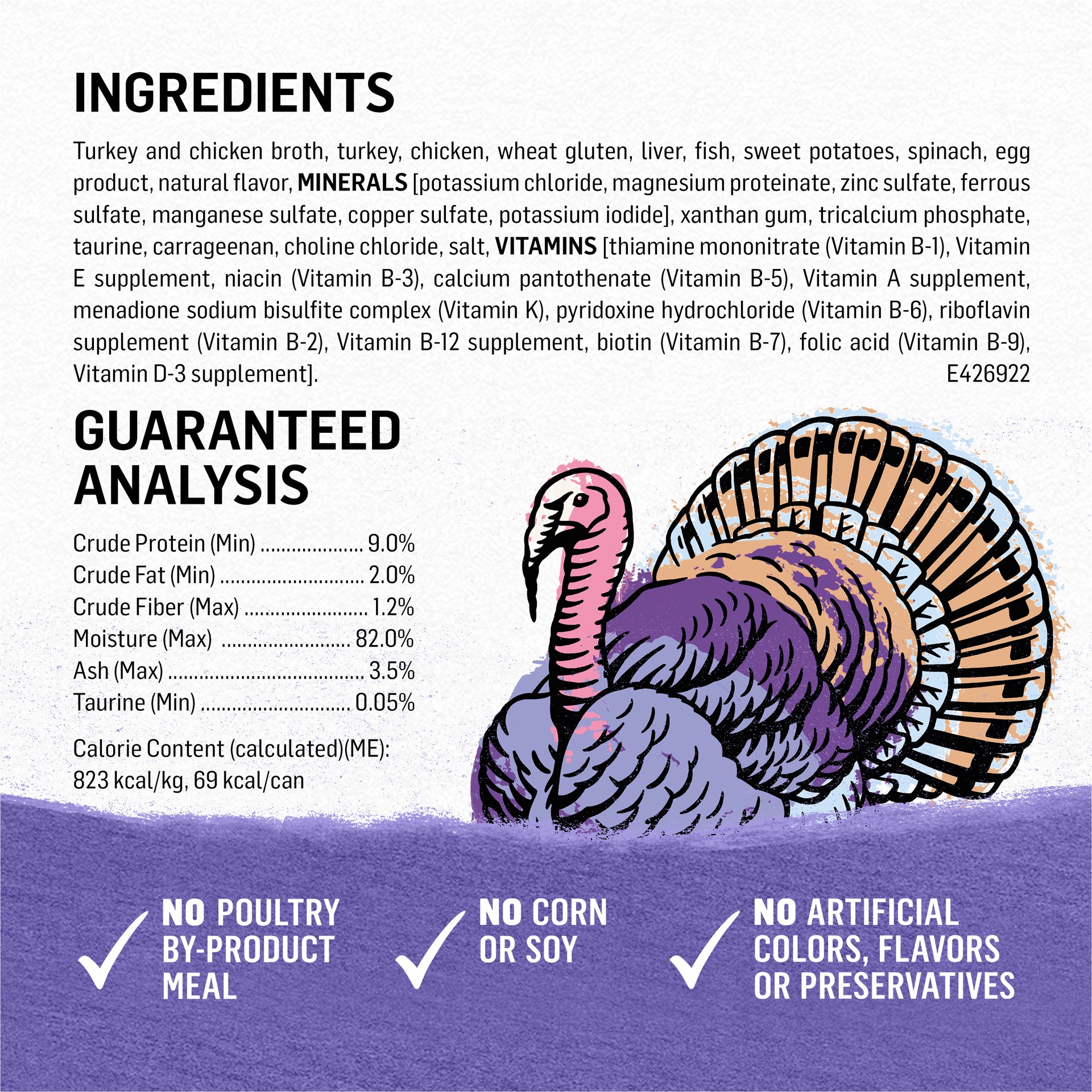 slide 2 of 8, Beyond Purina Beyond Cage-Free Turkey, Sweet Potato and Spinach Recipe In Wet Cat Food Gravy, 3 oz