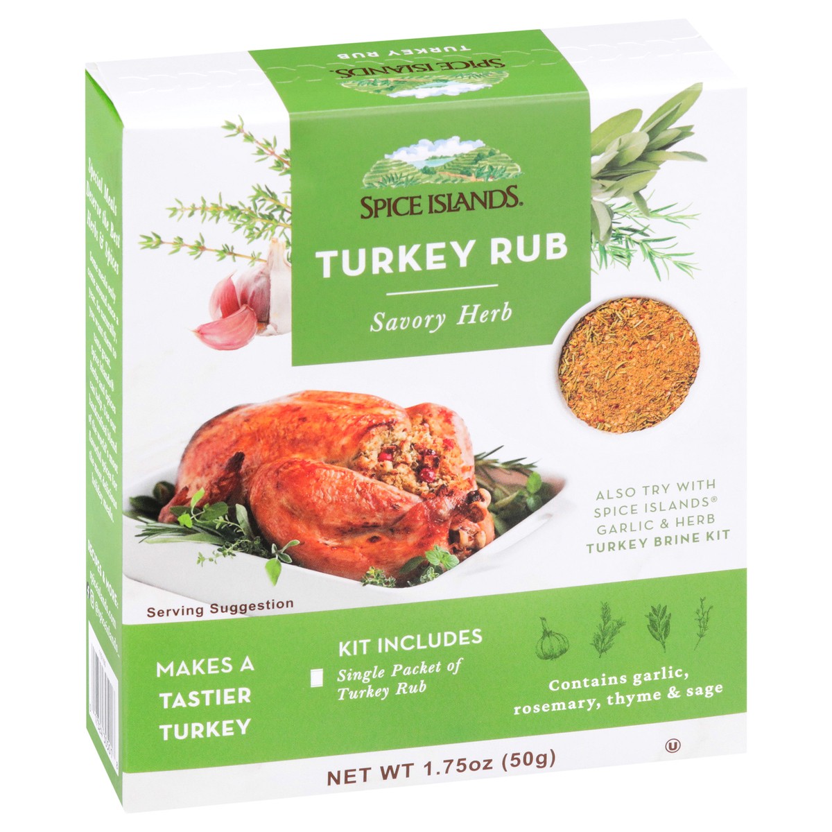 slide 2 of 9, Spice Islands Spice Island TRKY RUB 1.75OZ 8PK CTN, 1.75 oz