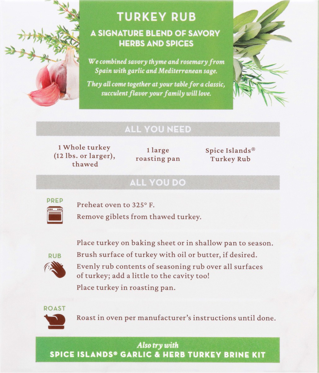 slide 5 of 9, Spice Islands Spice Island TRKY RUB 1.75OZ 8PK CTN, 1.75 oz