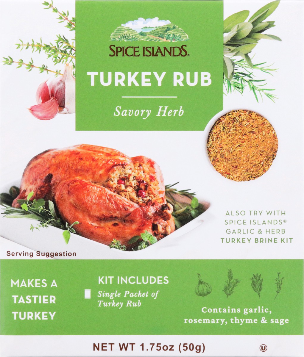slide 6 of 9, Spice Islands Spice Island TRKY RUB 1.75OZ 8PK CTN, 1.75 oz