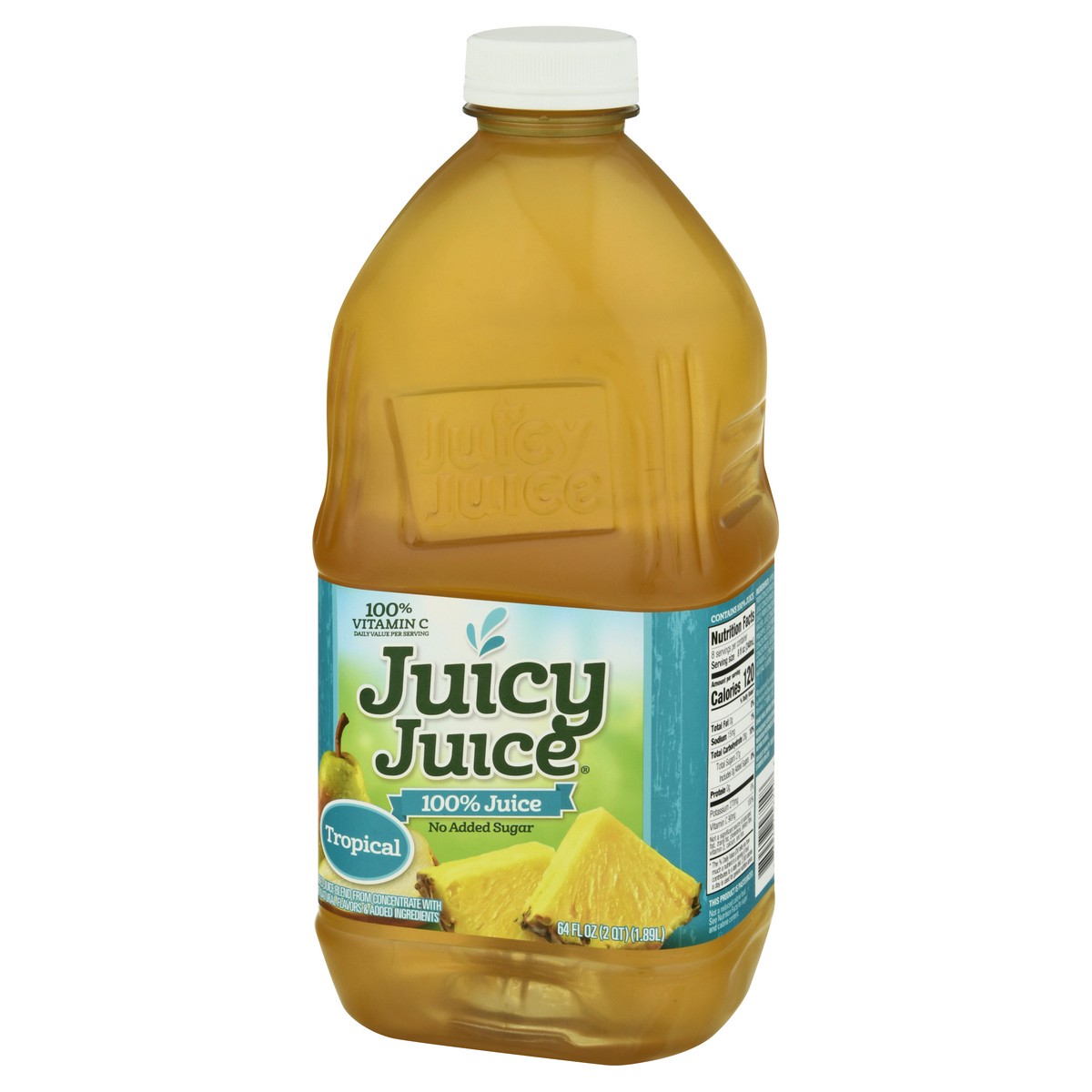 slide 10 of 13, Juicy Juice 100% Juice, Tropical, 64 Fl Oz Bottle, 64 fl oz