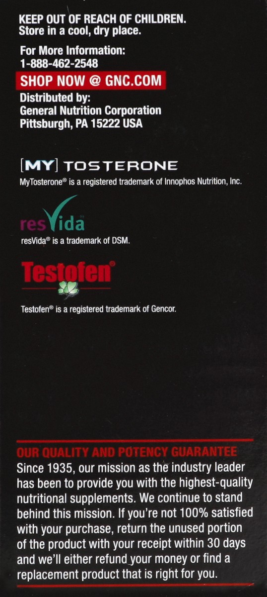 slide 3 of 6, GNC Healthy Testosterone 60 ea, 60 ct