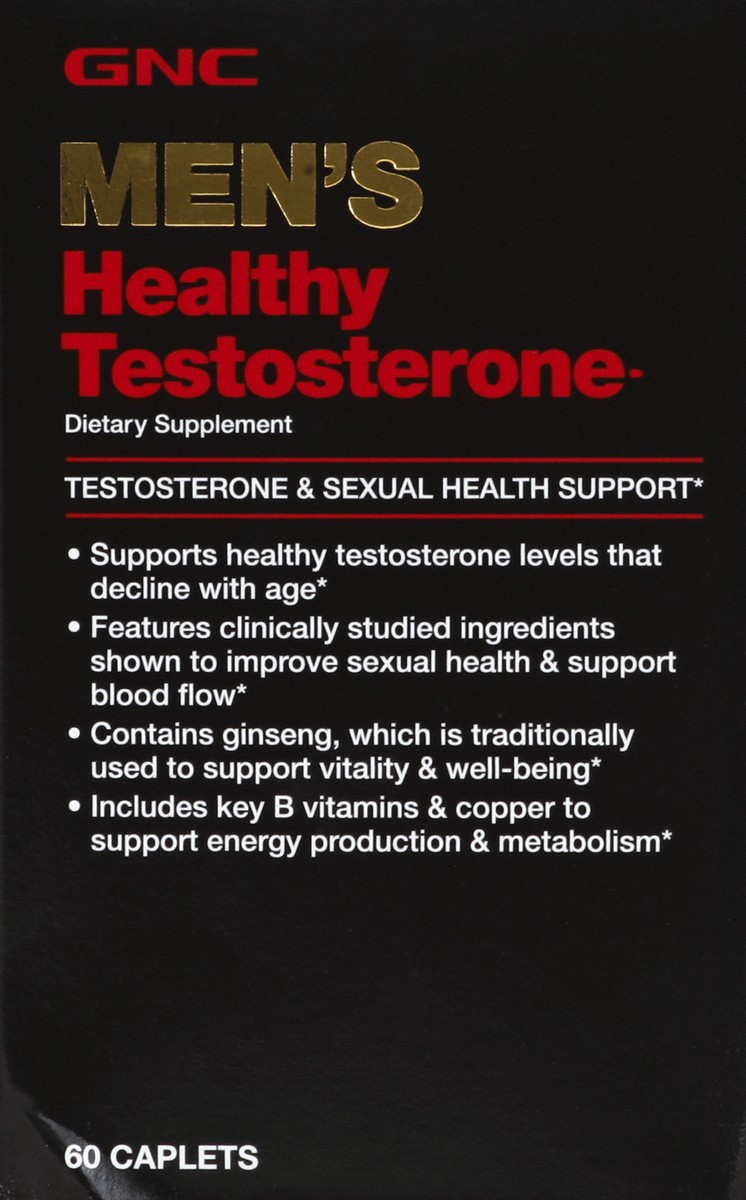 slide 5 of 6, GNC Healthy Testosterone 60 ea, 60 ct