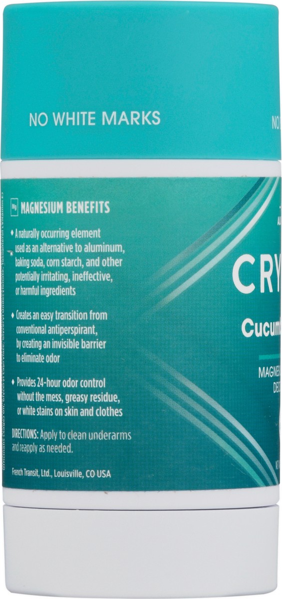 slide 12 of 12, Crystal Cucumber + Mint Deodorant 2.5 oz, 1 ct