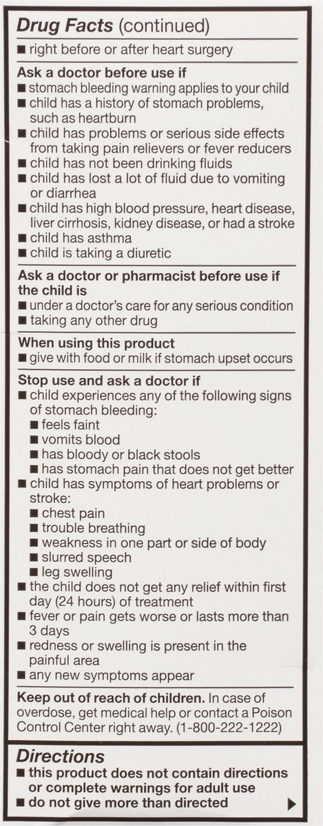 slide 4 of 9, TopCare Health 100 mg Children's Oral Suspension Bubble Gum Flavor Ibuprofen 4 fl oz, 4 fl oz