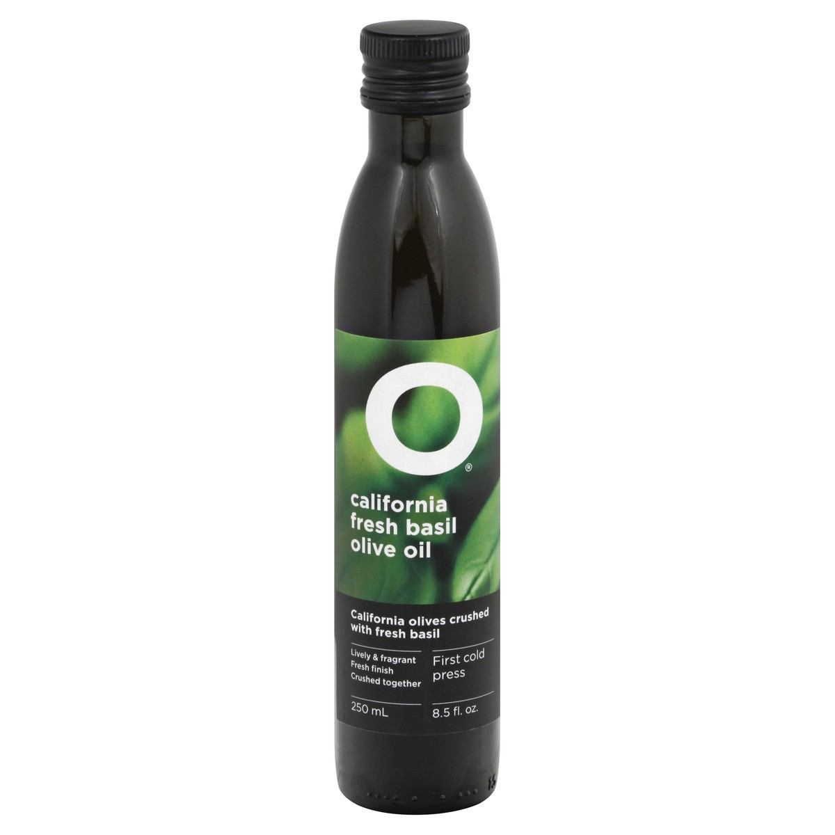 slide 1 of 9, O California Fresh Basil Olive Oil 250 ml, 250 ml