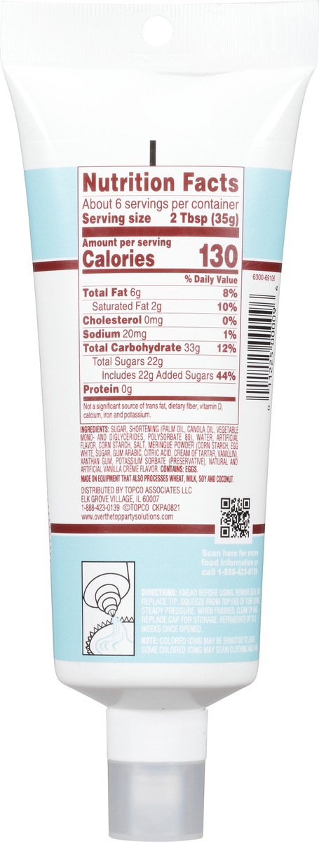 slide 3 of 17, Over The Top Decorating Wispy White Cupcake Icing - 8 oz, 8 oz