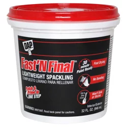 DAP Fast 'n Final Lightweight Spackling - White
